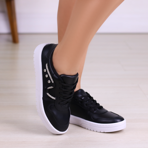 TENIS CASUAL MOLECA PRETO 5791-111-7800 TENIS CASUAL MOLECA PRETO 5791-111-7800