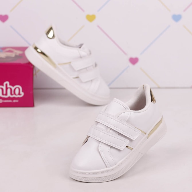 TENIS CASUAL MOLEKINHA BRANCO 2553-110-12638