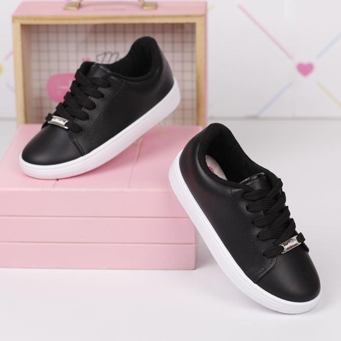 Sapato Social Infantil Feminino Molekinha Sapato Preto Molekinha
