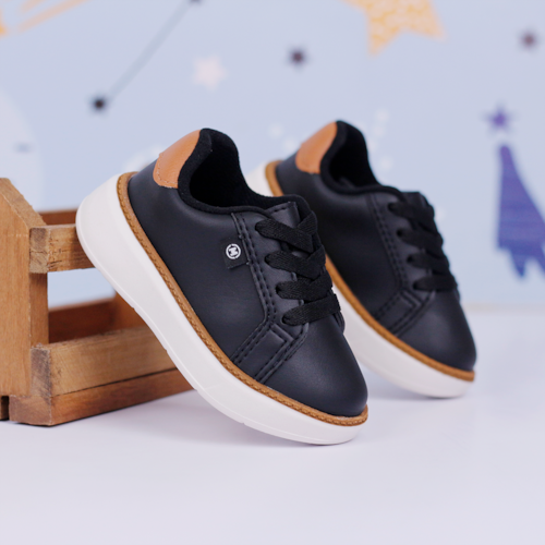 TENIS CASUAL MOLEKINHO PRETO INFANTIL 2631-204-27211 TENIS CASUAL MOLEKINHO PRETO INFANTIL 2631-204-27211