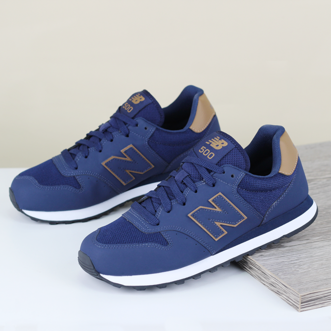 TENIS CASUAL NEW BALANCE MARINHO GM500V2