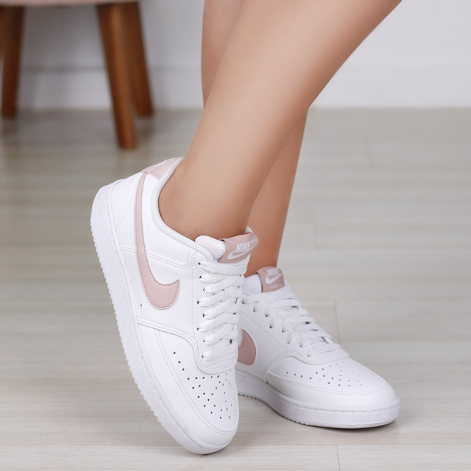 Tênis Nike Tenis Rose De Salto TENIS CORRIDA NIKE BRANCO/ROSA