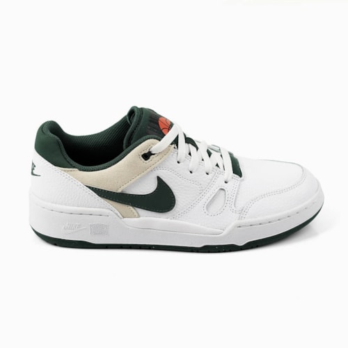 TENIS CASUAL NIKE BRANCO VERDE FULL FORCE LO COB