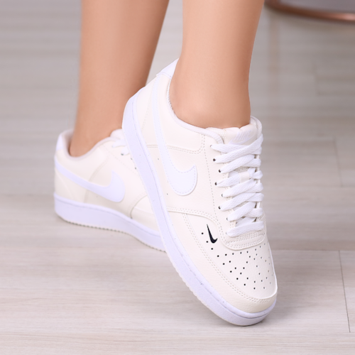 TENIS CASUAL NIKE CREME COURT VISION LO