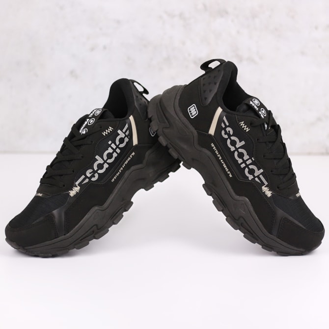 TENIS CASUAL REKOBA BLACK 02RK088