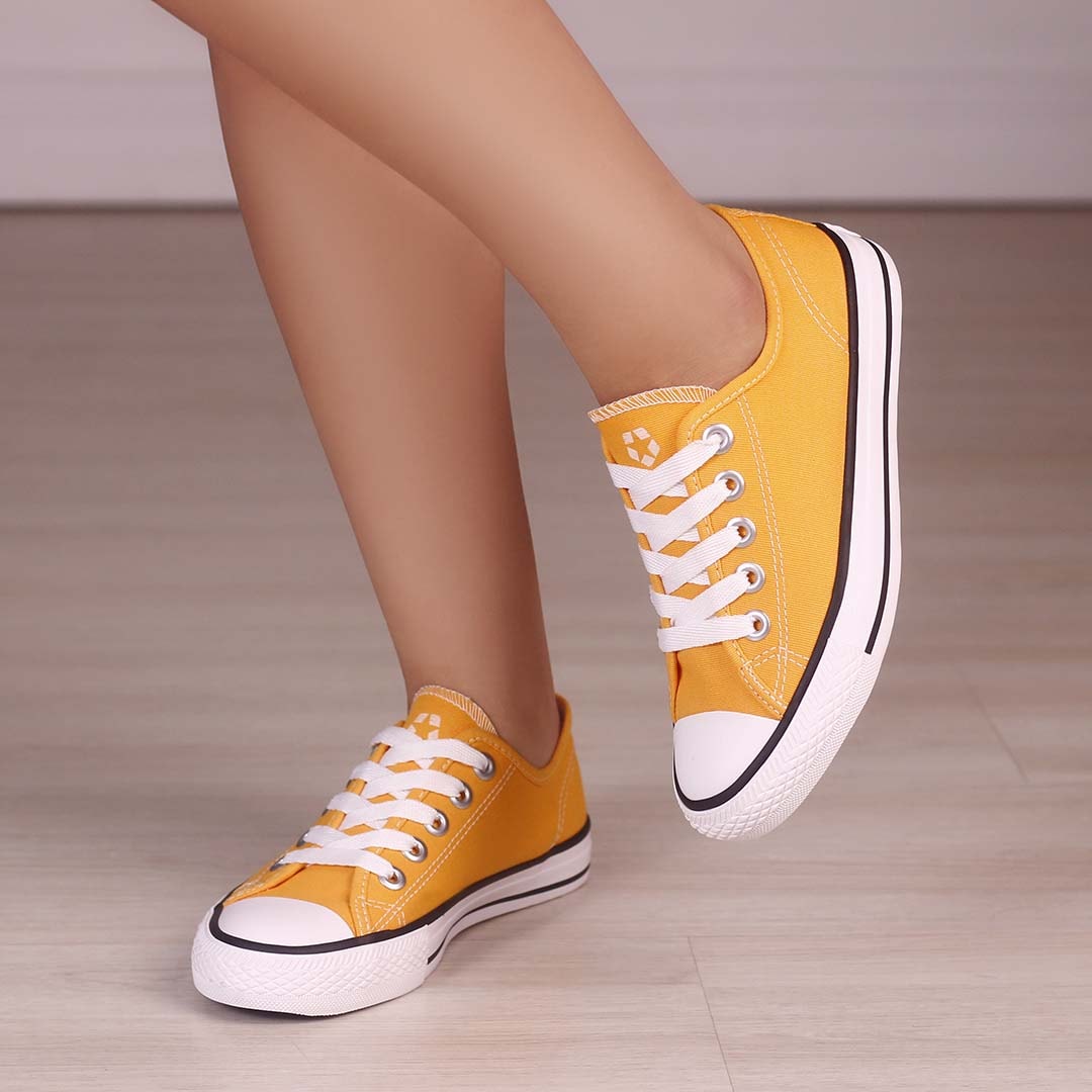 Tenis casual sale amarelo