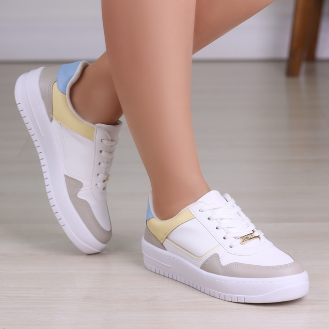 TENIS CASUAL VIZZANO BRANCO 1389-120-7286