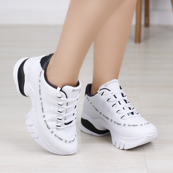 Ramarim Chunky Tenis Casual Ramarim Branco Tenis Chunky Ramarim