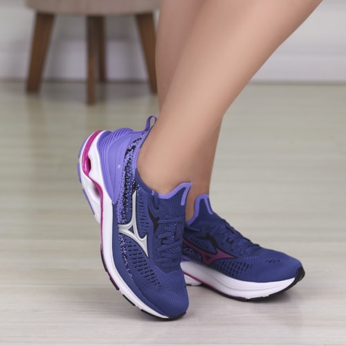 TENIS CORRIDA MIZUNO AZUL NOITE WAVE MIRAI 6 TENIS CORRIDA MIZUNO AZUL NOITE WAVE MIRAI 6
