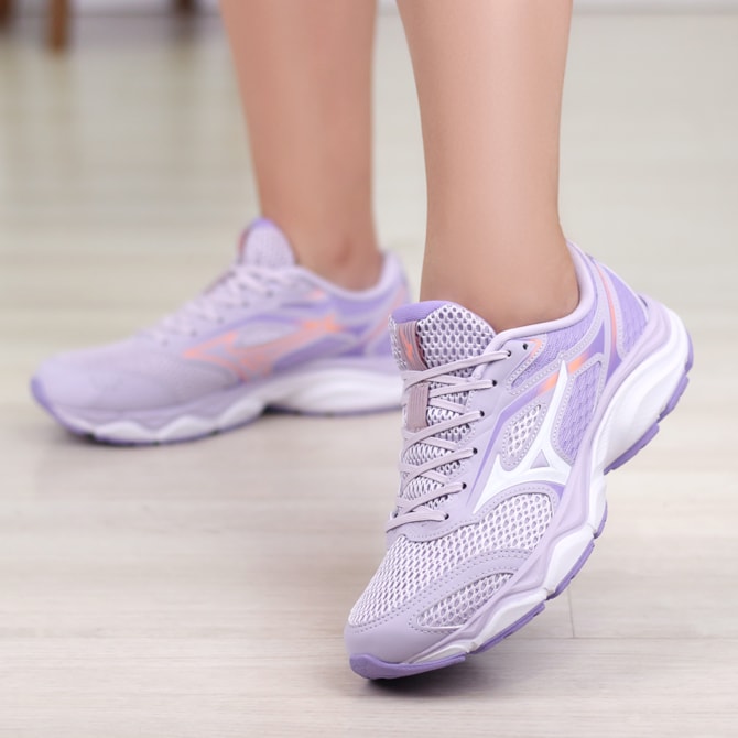 TENIS CORRIDA MIZUNO LILAS HAWK 5