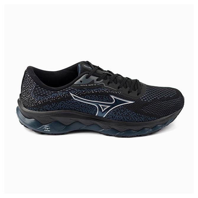 TENIS CORRIDA MIZUNO PRETO MASCULINO WAVE WAY 4