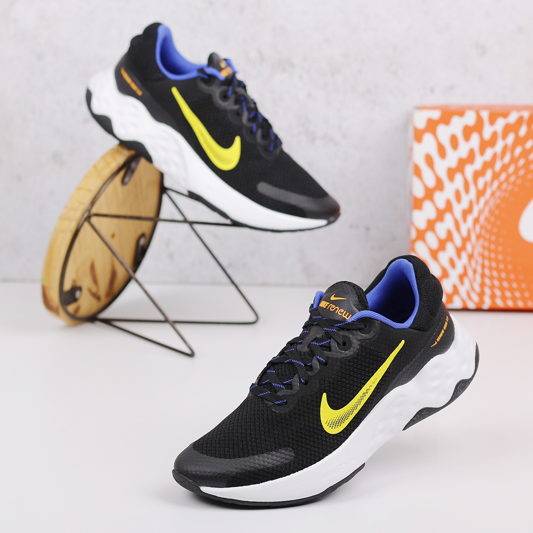 Nike preto e sales amarelo