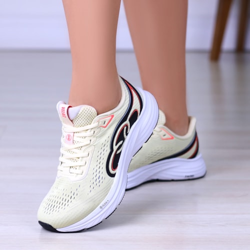 TENIS CORRIDA OLYMPIKUS CREME VELOZ 3 TENIS CORRIDA OLYMPIKUS CREME VELOZ 3