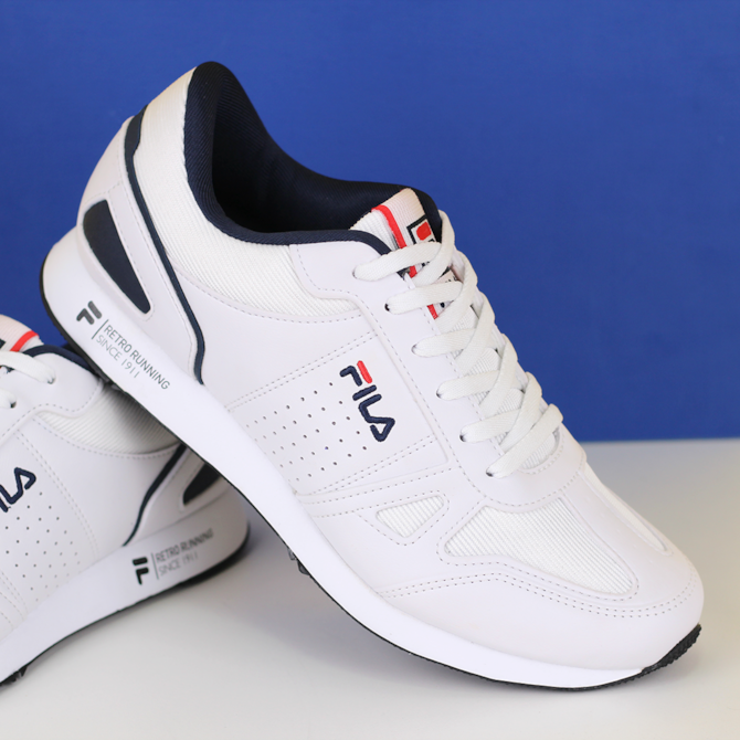 HOT Fila Classic Tenis Fila Fila Fila Classic Runner Fila Branco