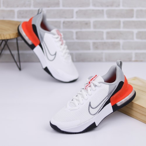 TENIS DIA A DIA NIKE BRANCO/CINZA/VERMELHO(005) AIR MAX ALPHA TRAINER TENIS DIA A DIA NIKE BRANCO/CINZA/VERMELHO(005) AIR MAX ALPHA TRAINER
