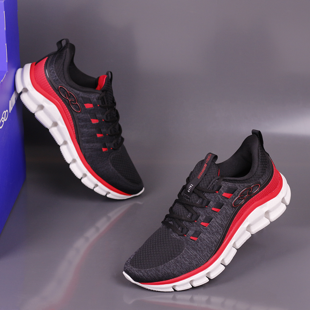 Tenis olympikus feminino preto deals e vermelho