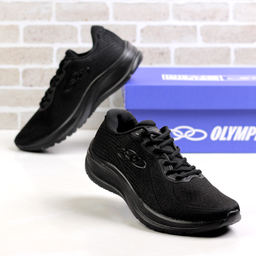 TENIS DIA A DIA OLYMPIKUS PRETO VIBRACAO
