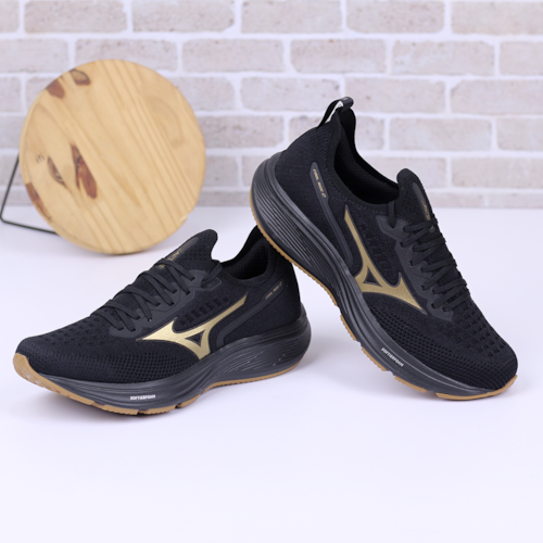 TENIS MIZUNO PRETO MASCULINO COOL RIDE 2