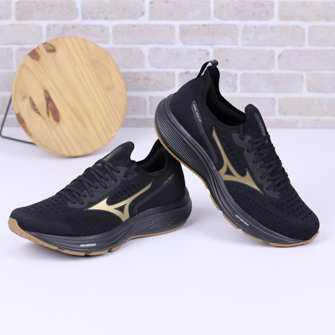 TENIS MIZUNO PRETO MASCULINO COOL RIDE 2