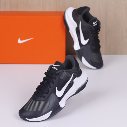 TENIS NIKE PRETO PRETO/BRANCO AIR MAX IMPACT 4