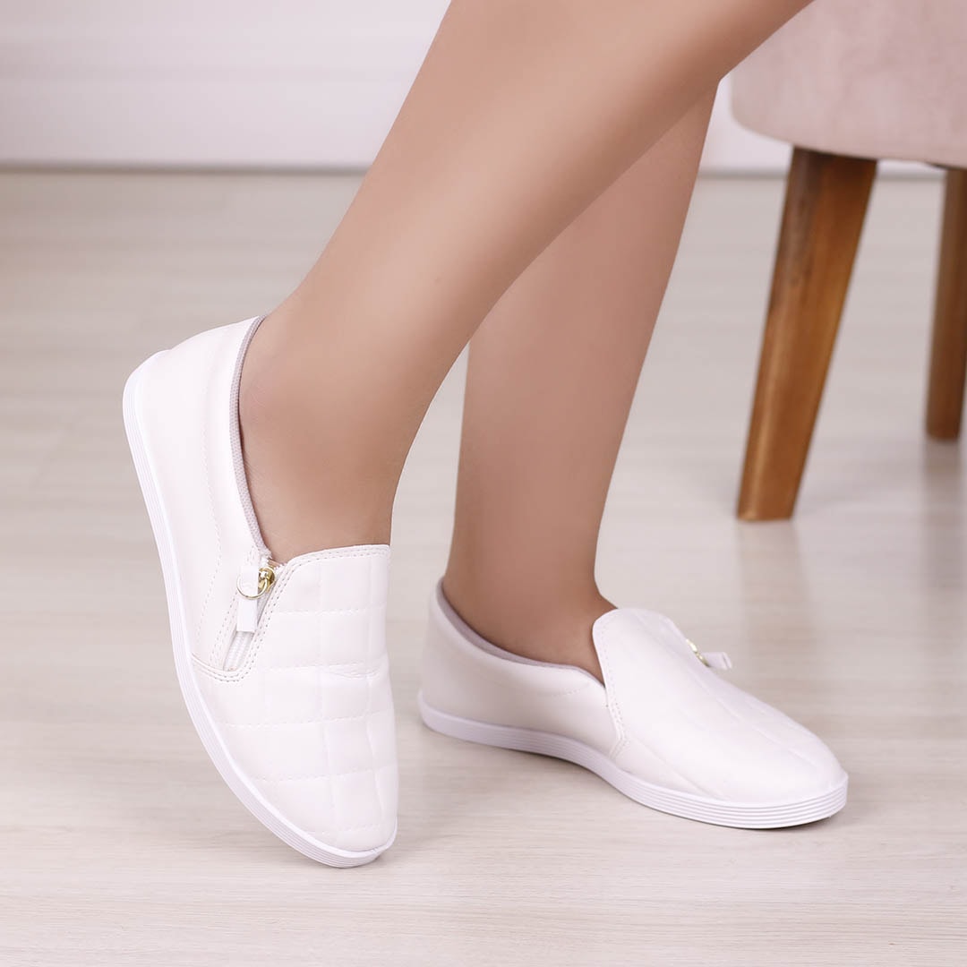 Tenis slip hot sale branco