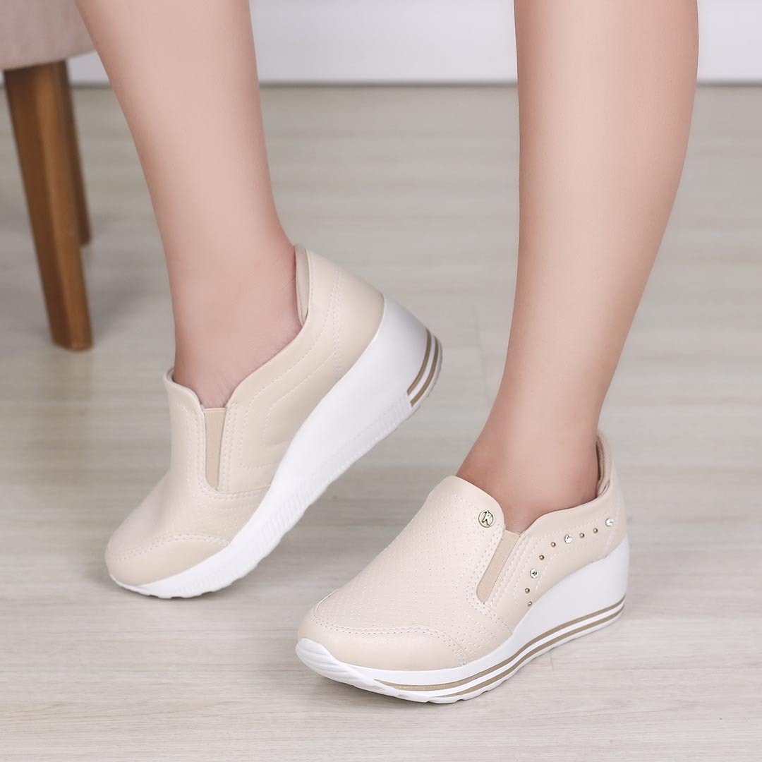 Tenis kolosh sale creme