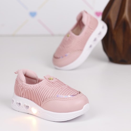 TENIS SLIP ON MOLEKINHA ROSA 2720-109-25727