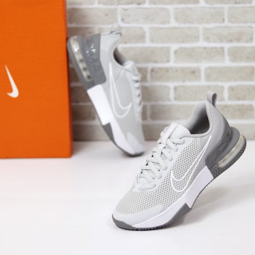 TENIS TREINO/ACADEMIA NIKE CINZA/BRANCO(002) AIR MAX ALPHA TRAINER 6 TENIS TREINO/ACADEMIA NIKE CINZA/BRANCO(002) AIR MAX ALPHA TRAINER 6