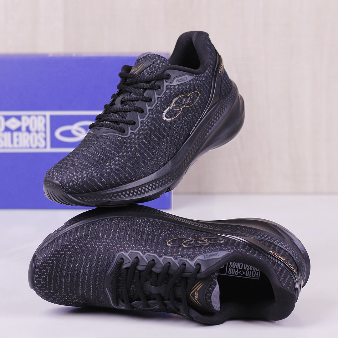 Tenis preto hot sale olympikus masculino